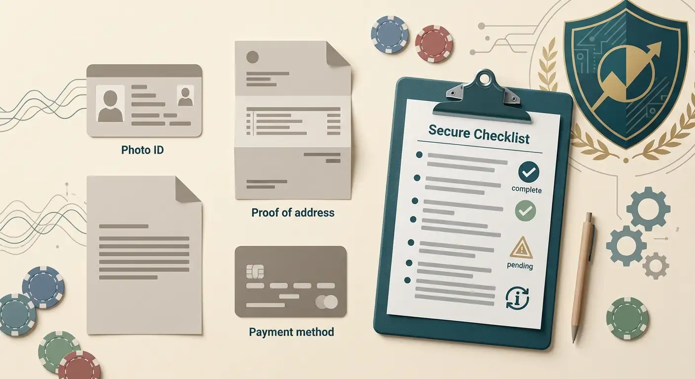 The Sun Play KYC documents checklist for UK players: photo ID, proof of address and payment